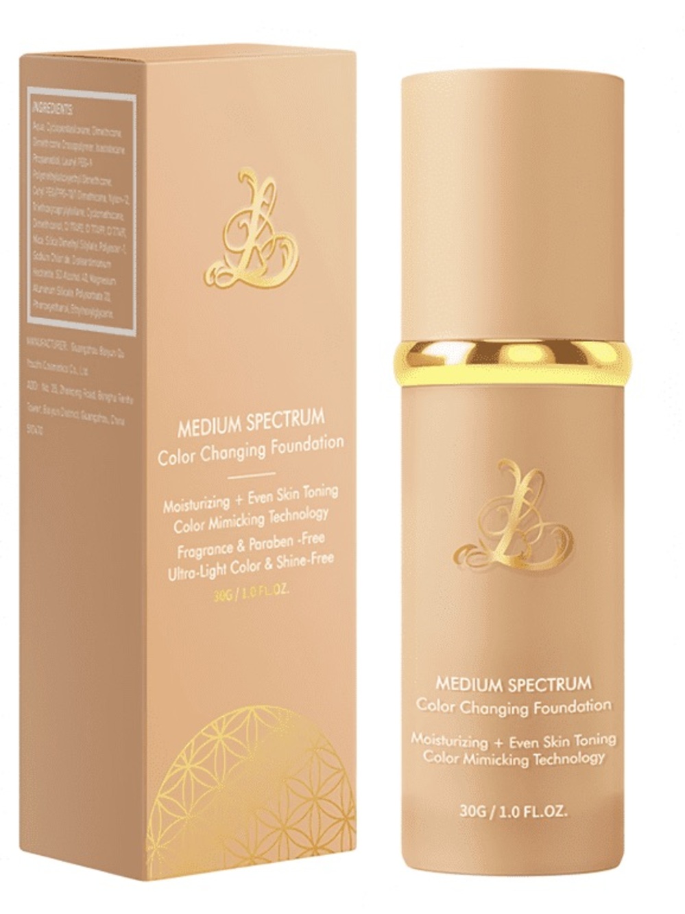 Medium Spectrum Color Changing Foundation